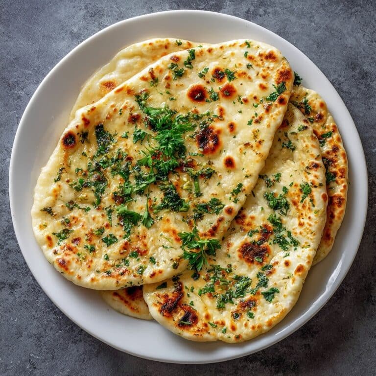 Herbed Garlic Butter Naan Recipe