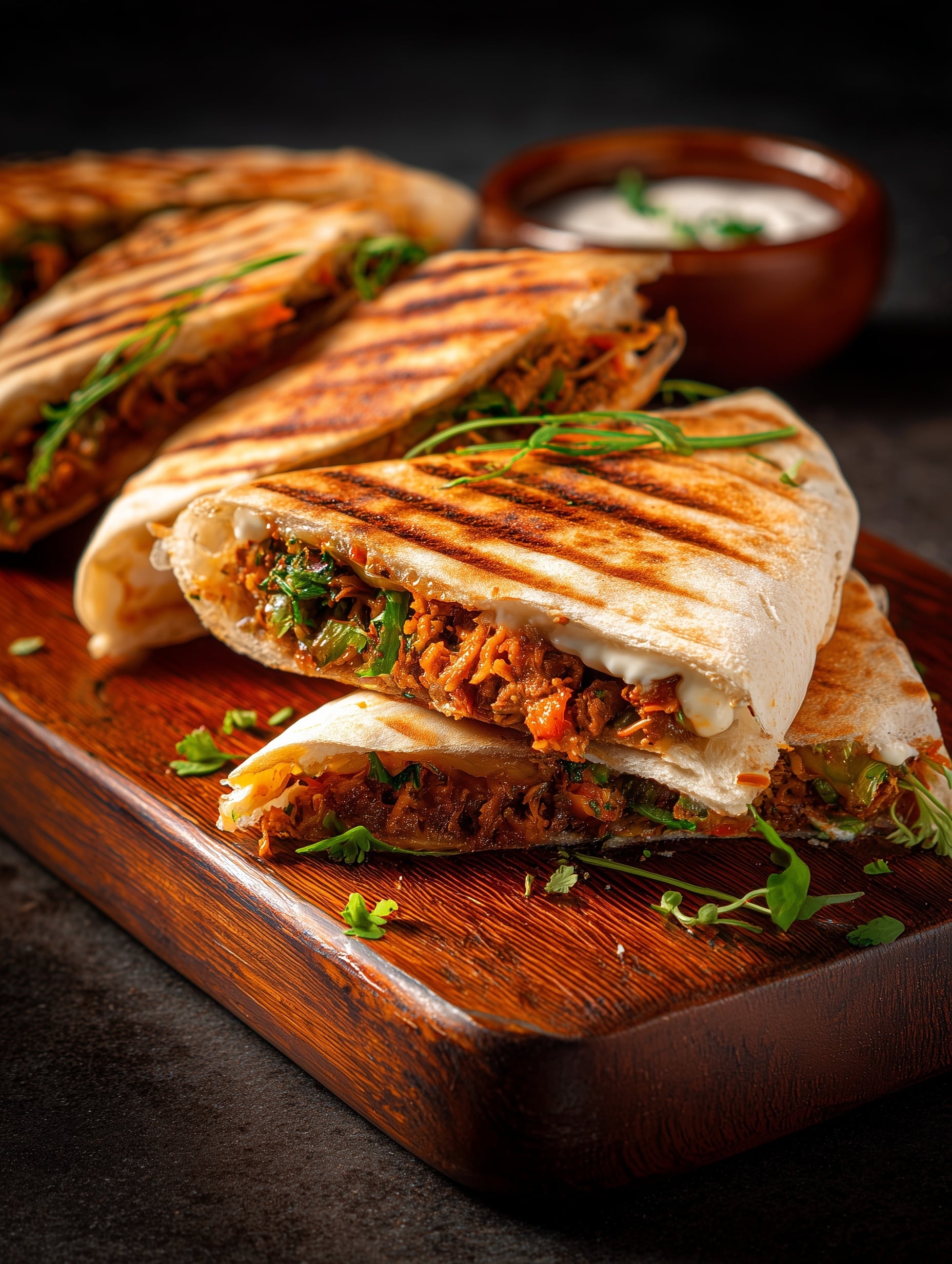 Crispy Lebanese Meat Stuffed Pita (Arayes) Recipe - Recipe Image