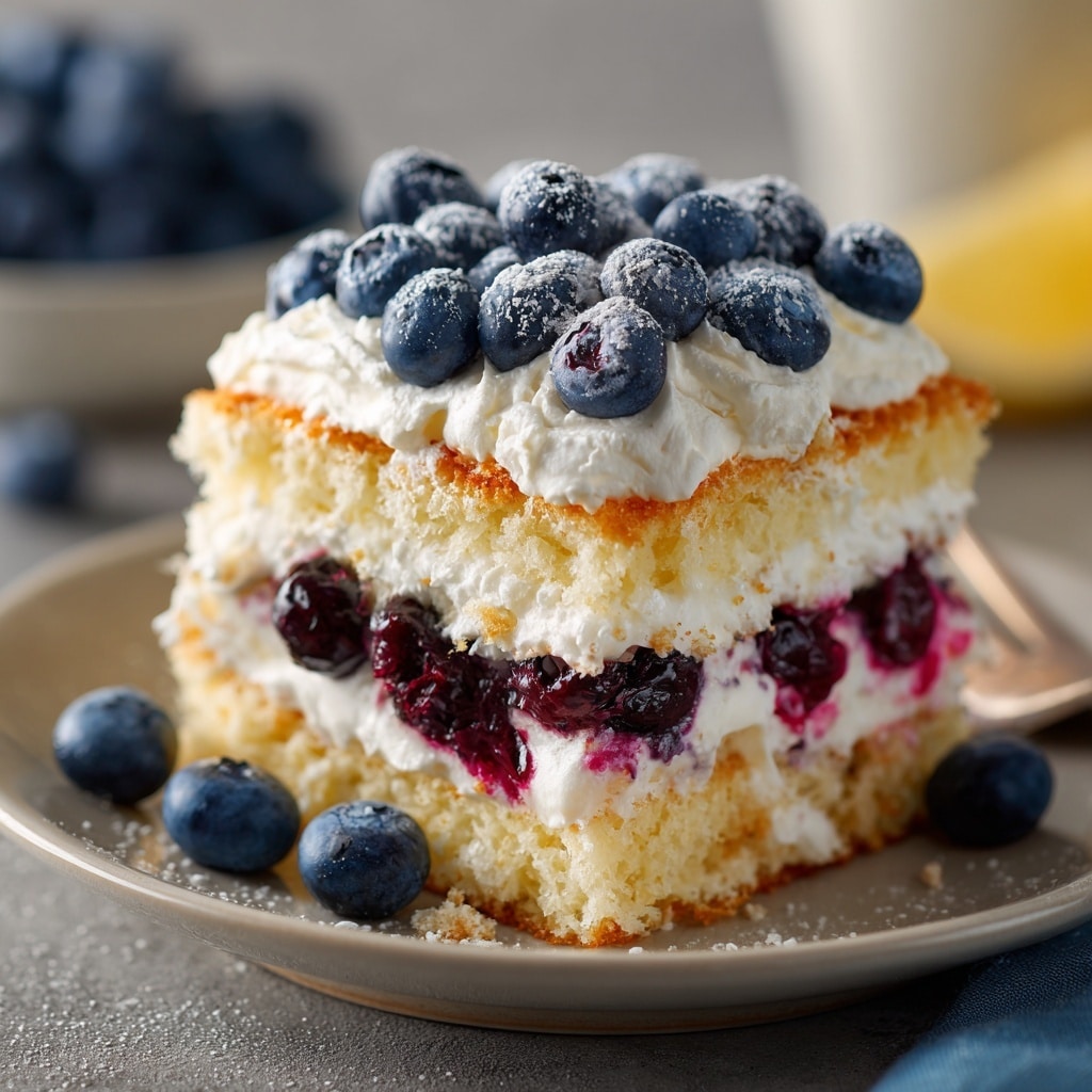 Summer Berry Poke Cake Recipe - Recipe Image
