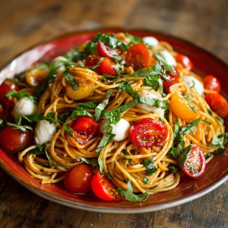 Fresh Tomato Zucchini Pasta Recipe