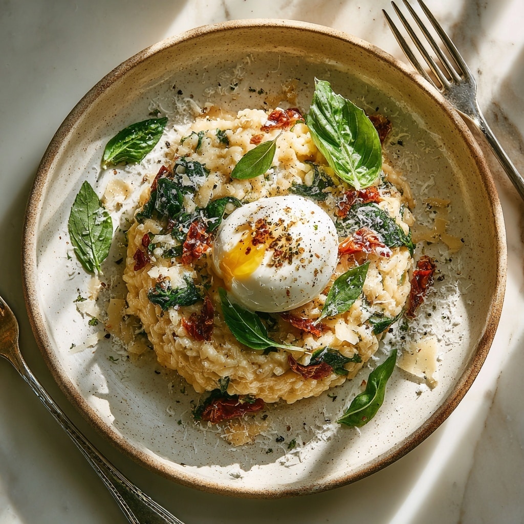 Creamy Polenta with Poached Eggs Recipe - Recipe Image