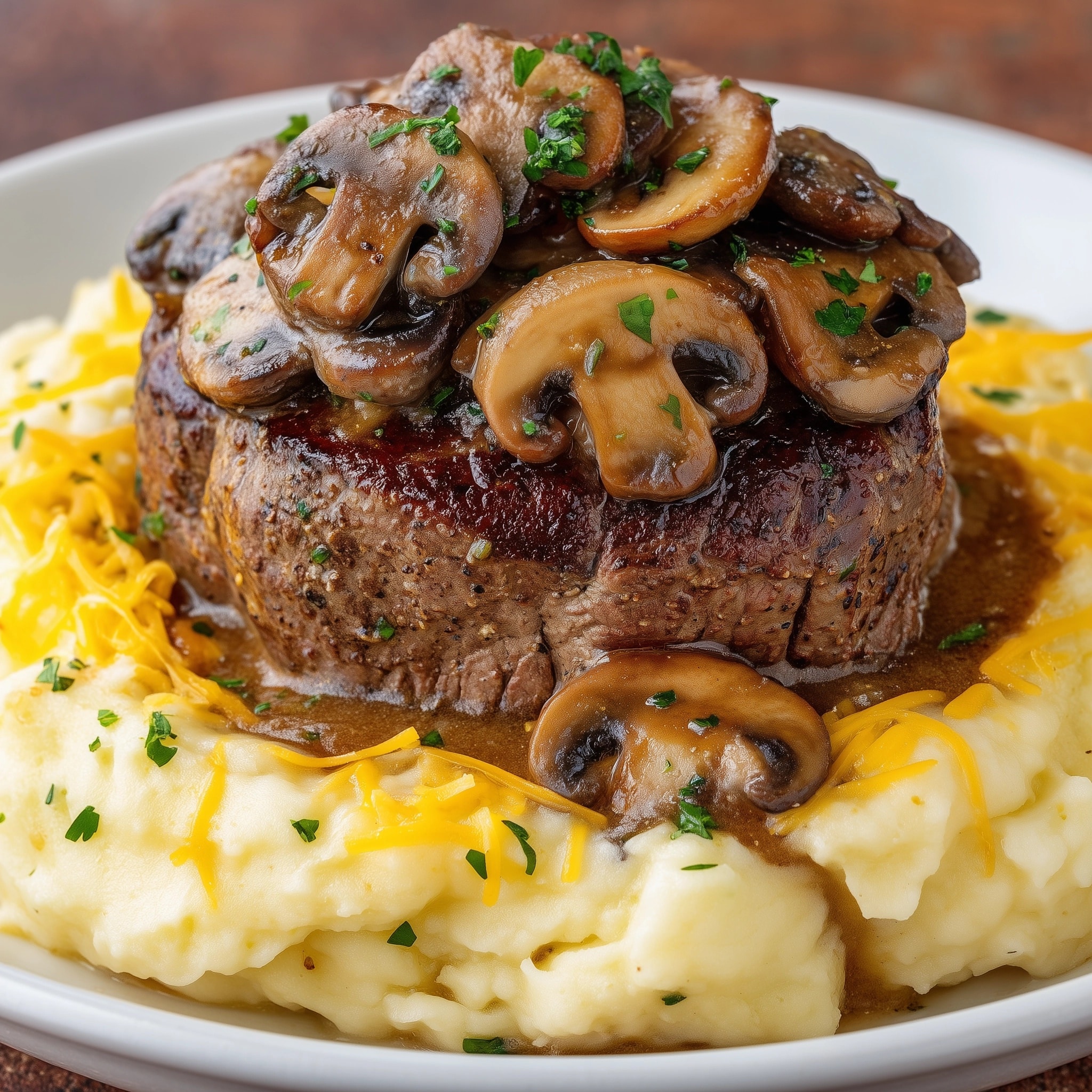 Creamy Mushroom Beef Chuck Roast Recipe - Recipe Image