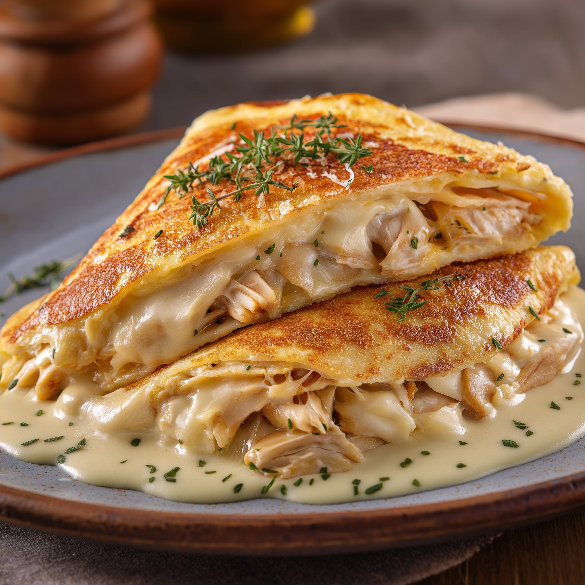 Chicken Cordon Bleu Quesadillas Recipe - Recipe Image