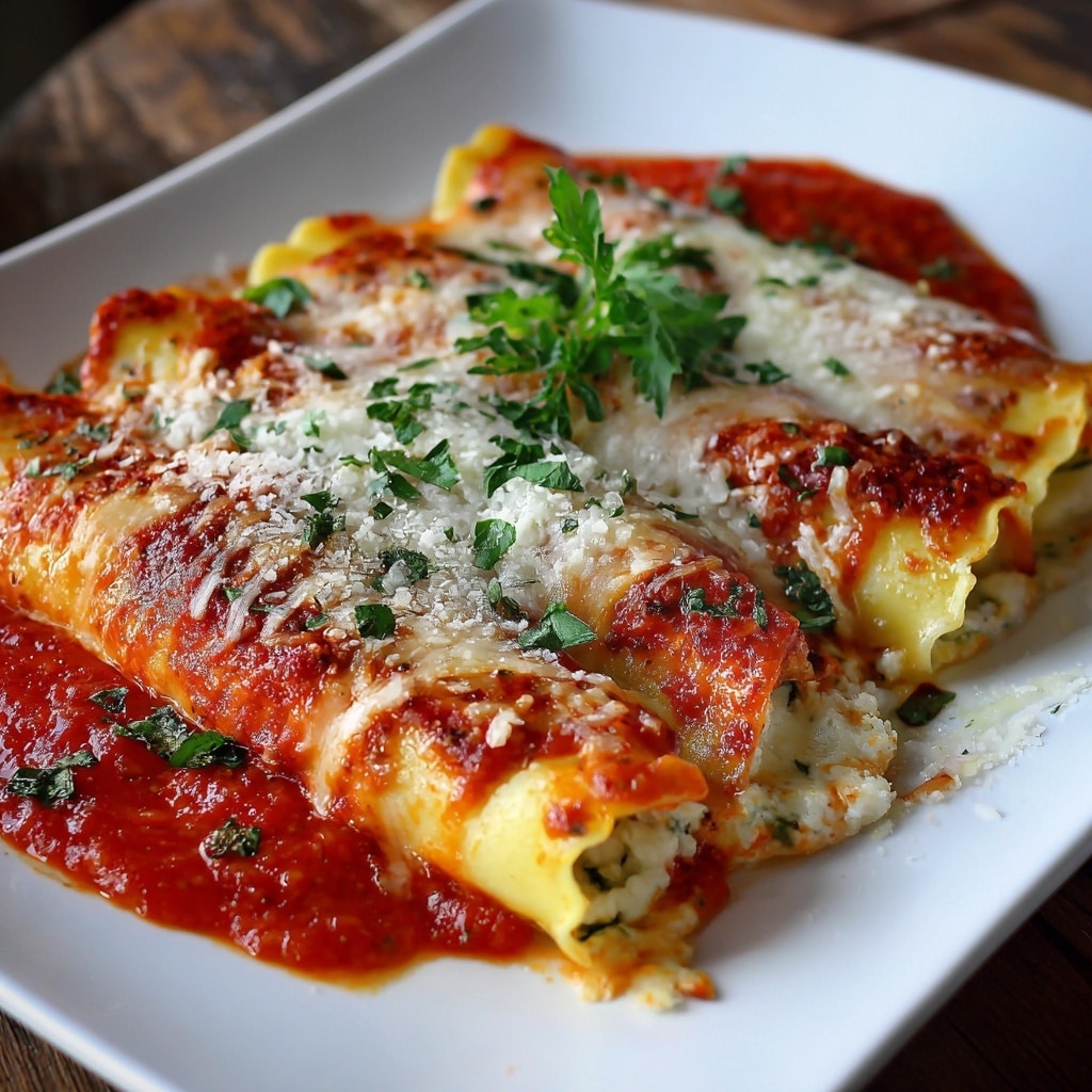 Chicken Alfredo Lasagna Rolls Recipe - Recipe Image