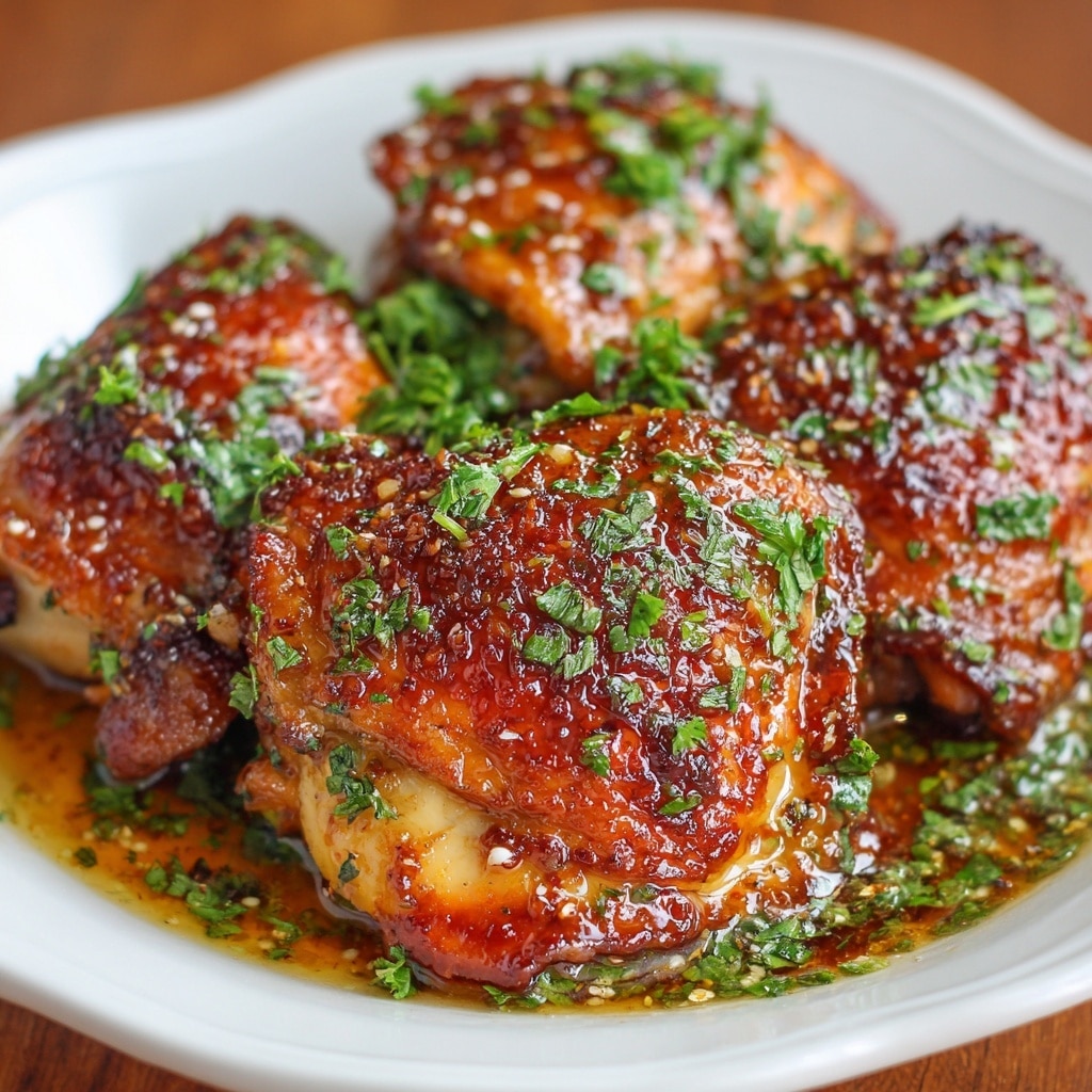Fig Balsamic Glazed Chicken Thighs Recipe - Recipe Image