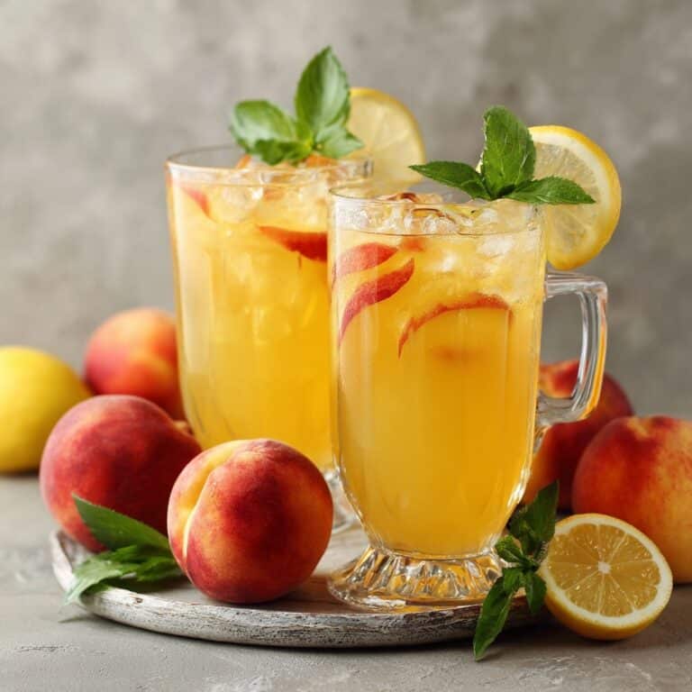 Homemade Peach Lemonade Recipe