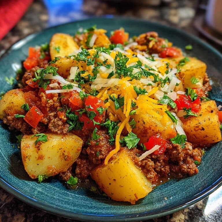Hearty Ground Beef and Potato Skillet Recipe