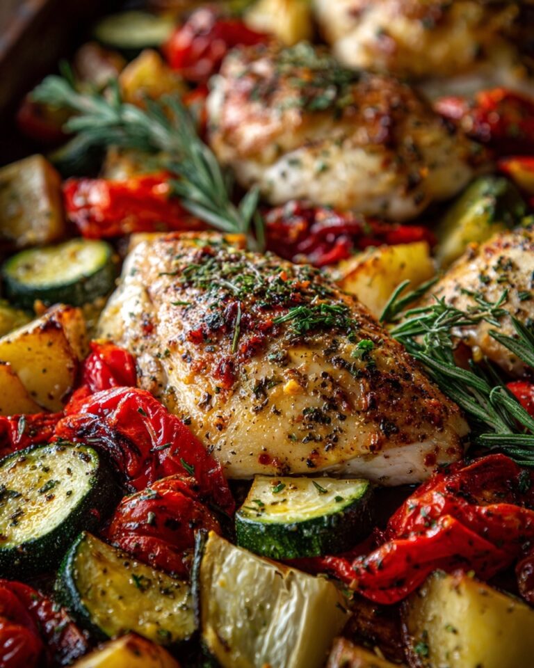 One-Pan Balsamic Chicken with Vegetables Recipe