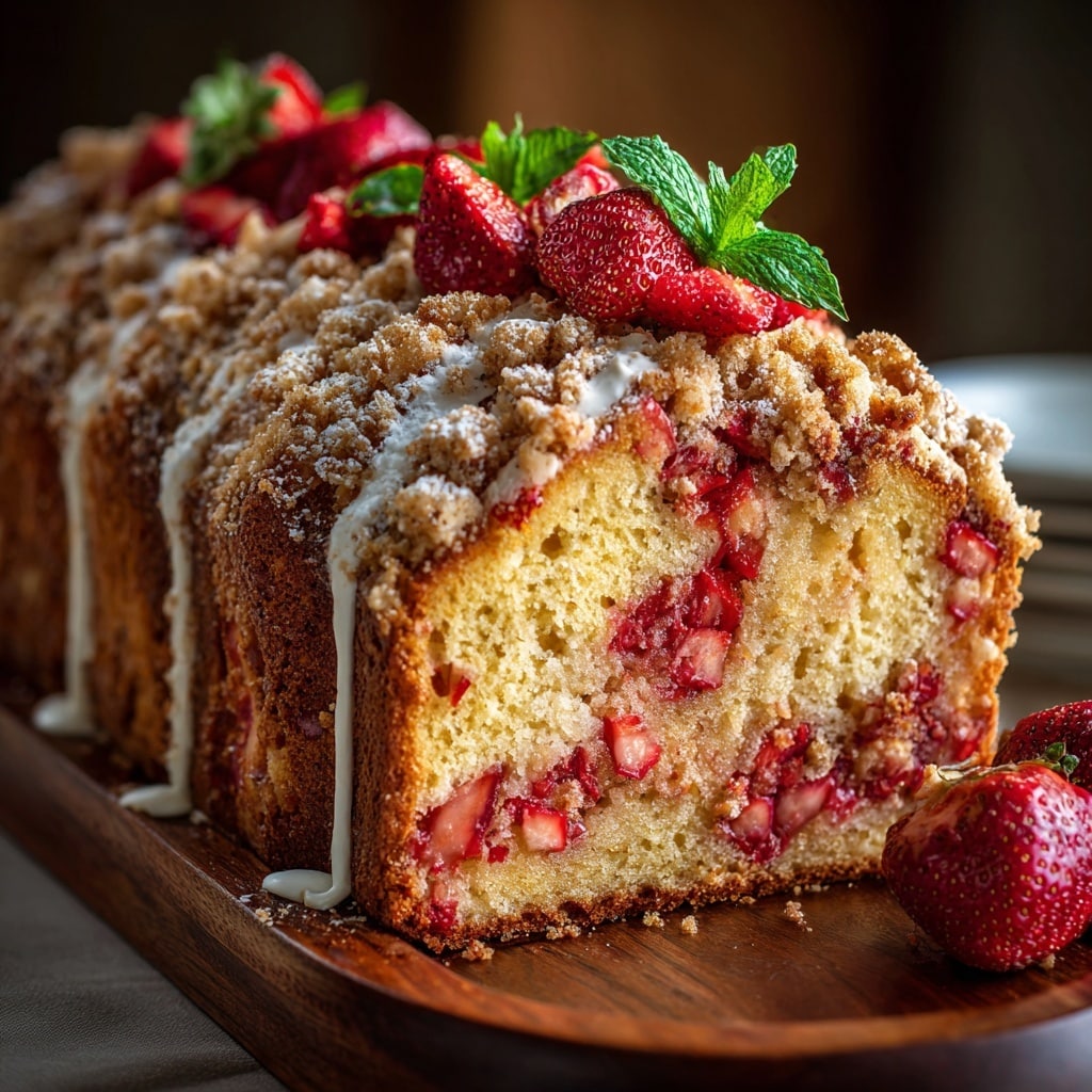Strawberry Honeybun Cake Recipe - Recipe Image