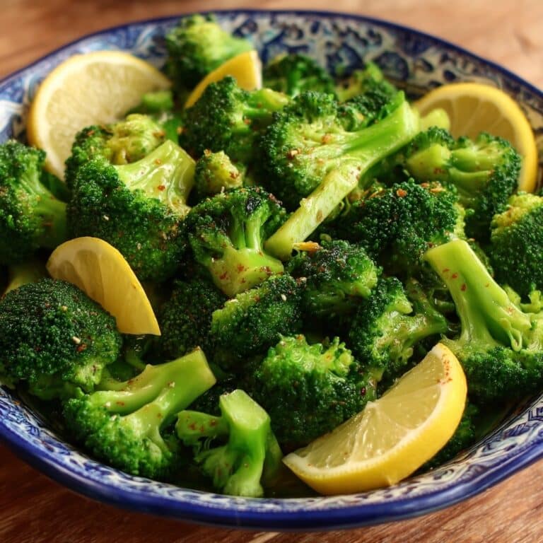 Crispy Garlic Air Fryer Broccoli Recipe