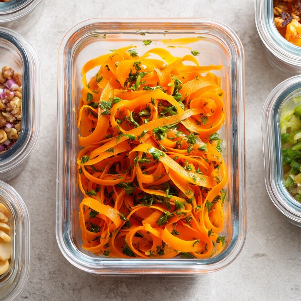 Carrot Ribbons with Rosemary Butter Recipe - Recipe Image