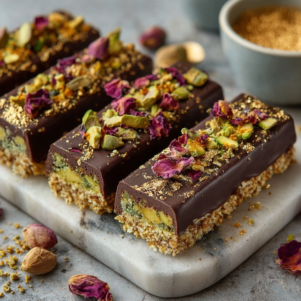 Vegan Pistachio Protein Bars Recipe - Recipe Image