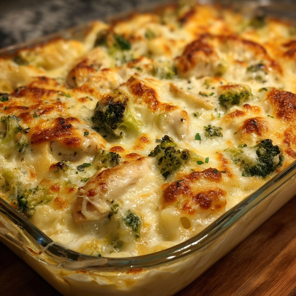 Healthy Broccoli Chicken Casserole Recipe - Recipe Image