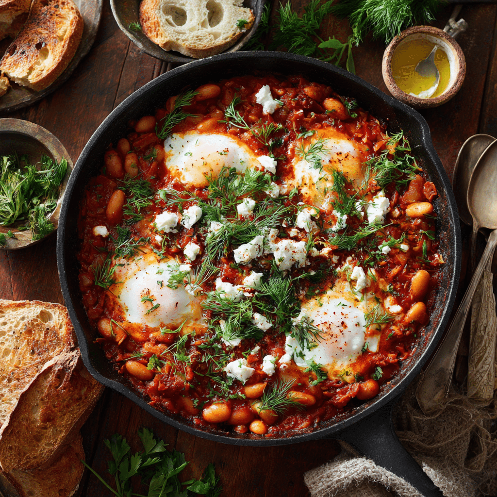 Menemen Recipe: Turkish Scrambled Eggs with Tomatoes Recipe - Recipe Image