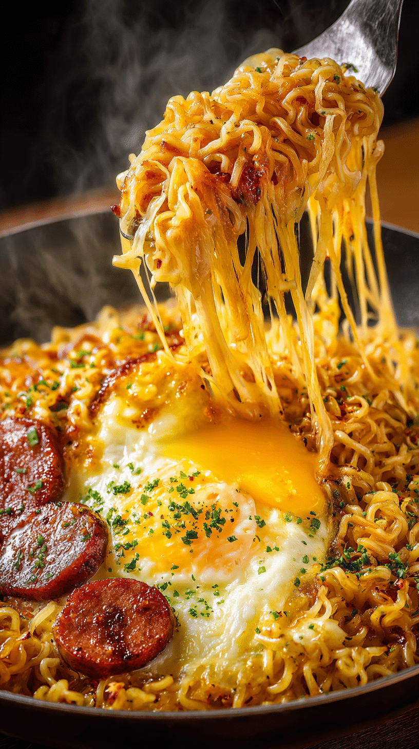 Ramen Lasagna Recipe - Recipe Image