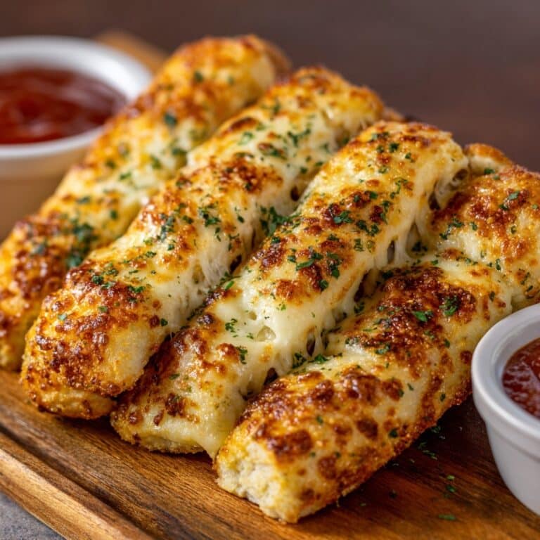 Sourdough Cheesy Breadsticks Recipe