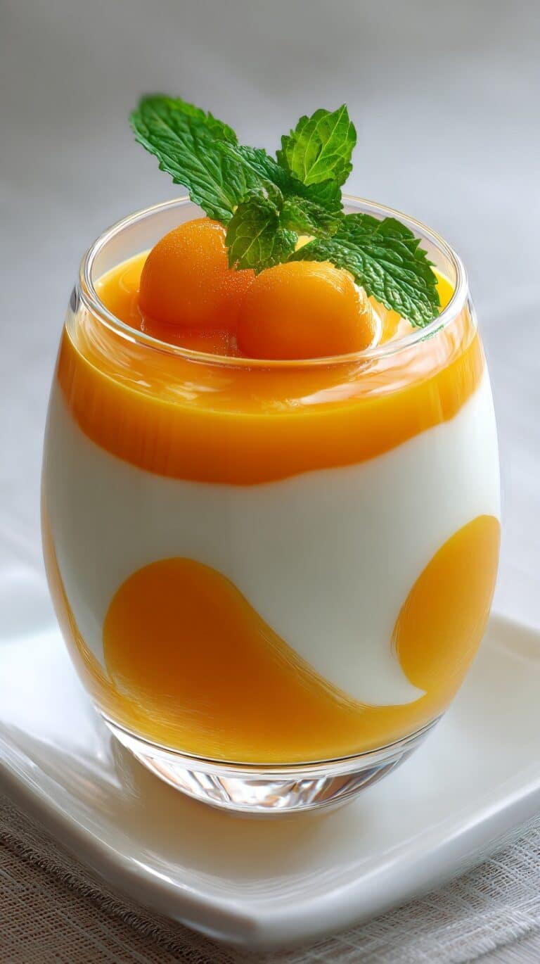 Mango Coconut Panna Cotta Recipe