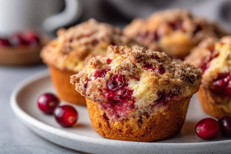 Cherry Muffins with Streusel Recipe