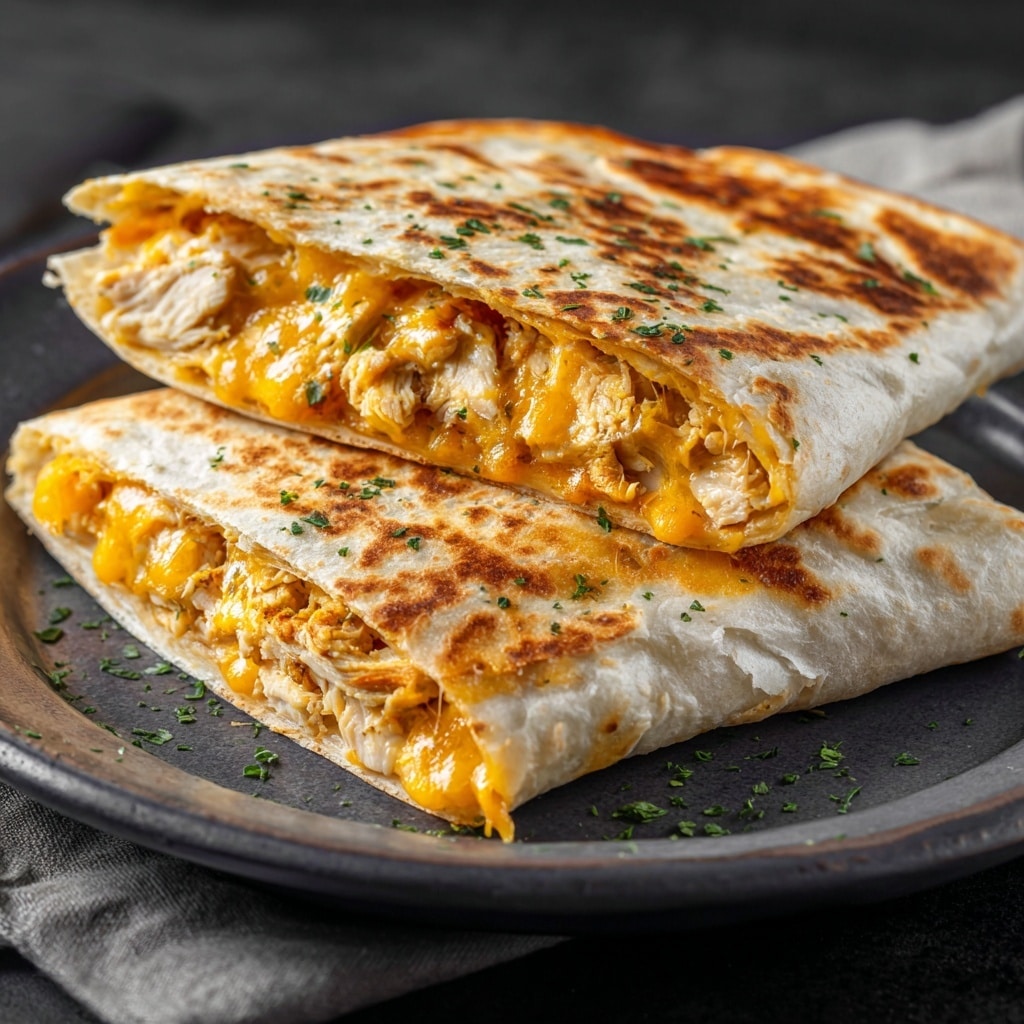 Copycat Taco Bell Chicken Quesadilla Recipe - Recipe Image