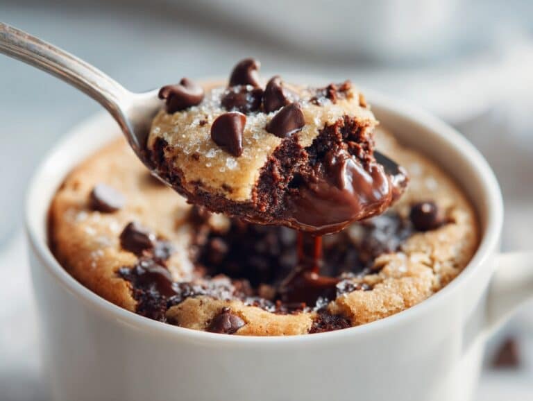 Chocolate Chip Mug Cake Recipe