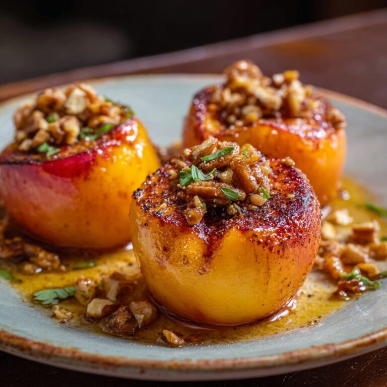 Cinnamon Sugar Baked Peaches Recipe