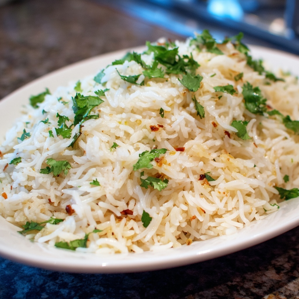 Parmesan Garlic Rice Recipe - Recipe Image