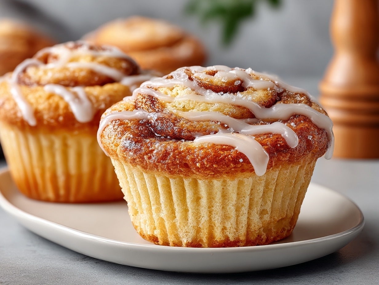 Cinnamon Roll Muffins Recipe - Recipe Image
