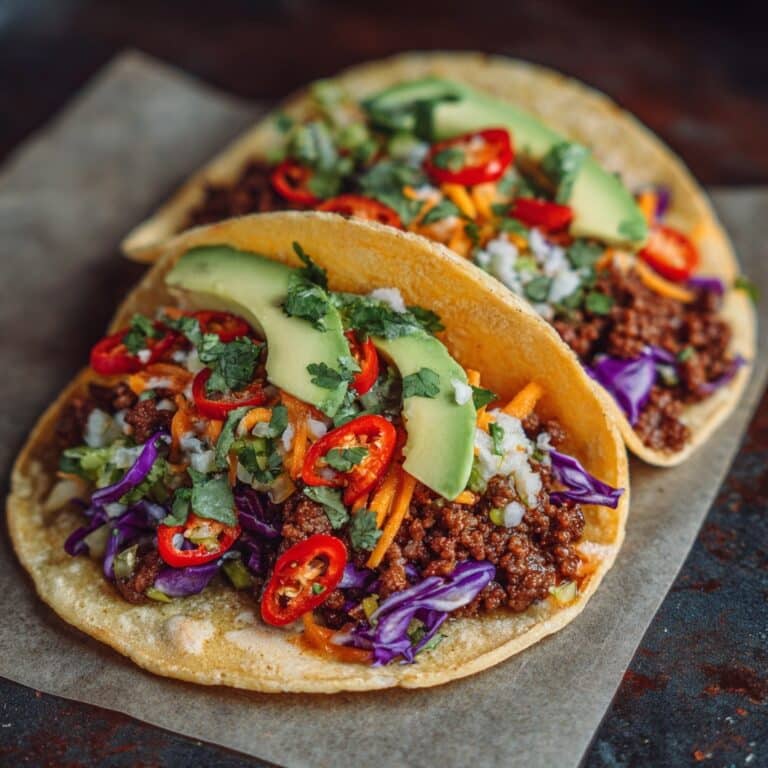 Smash Burger Tacos Recipe