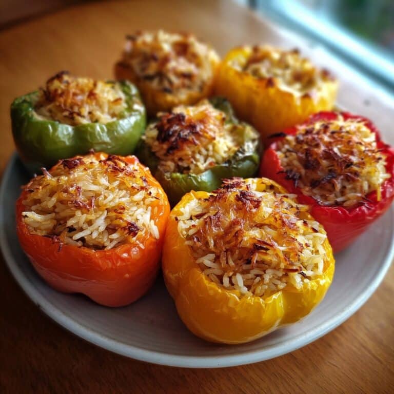 Buffalo Chicken Stuffed Bell Peppers Recipe