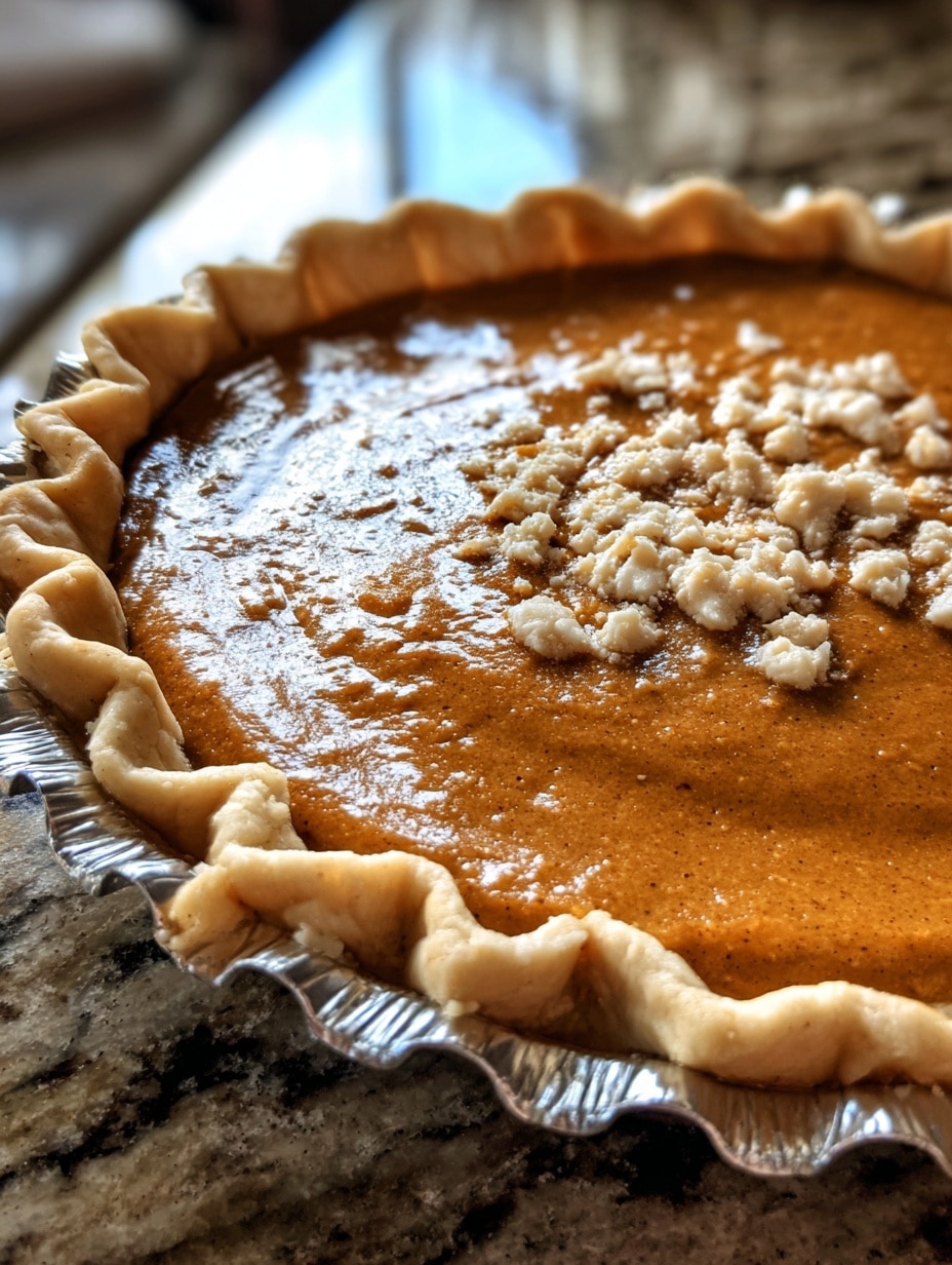 Creamy Pumpkin Caramel Pie Recipe - Recipe Image