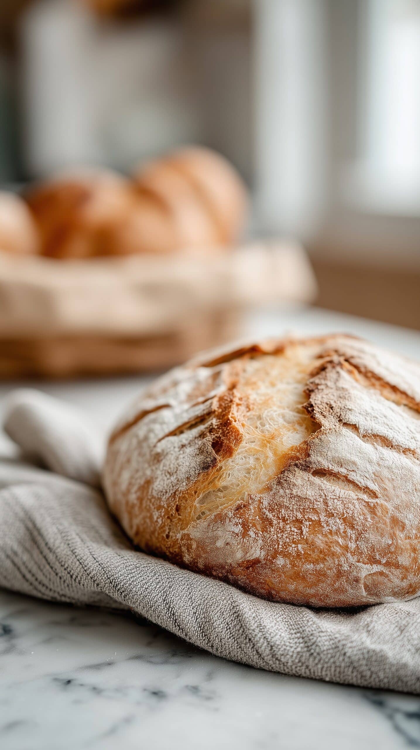 Homemade Classic Bread Loaves Recipe - Recipe Image