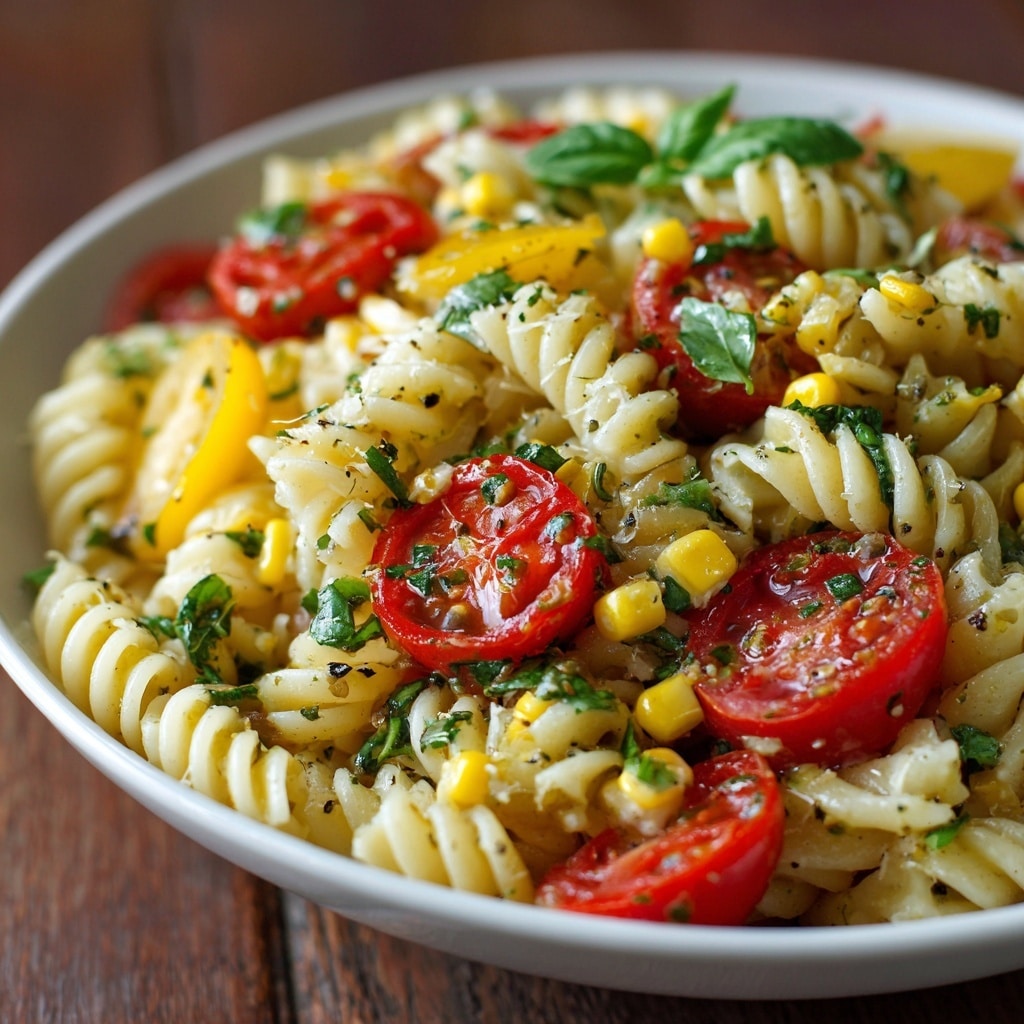 Chimichurri Pasta Salad Recipe - Recipe Image