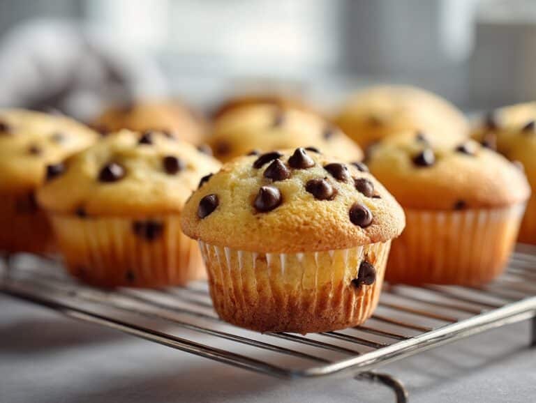 Bakery-Style Chocolate Chip Muffins Recipe