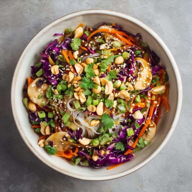 Spring Roll Salad with Ginger Dressing Recipe