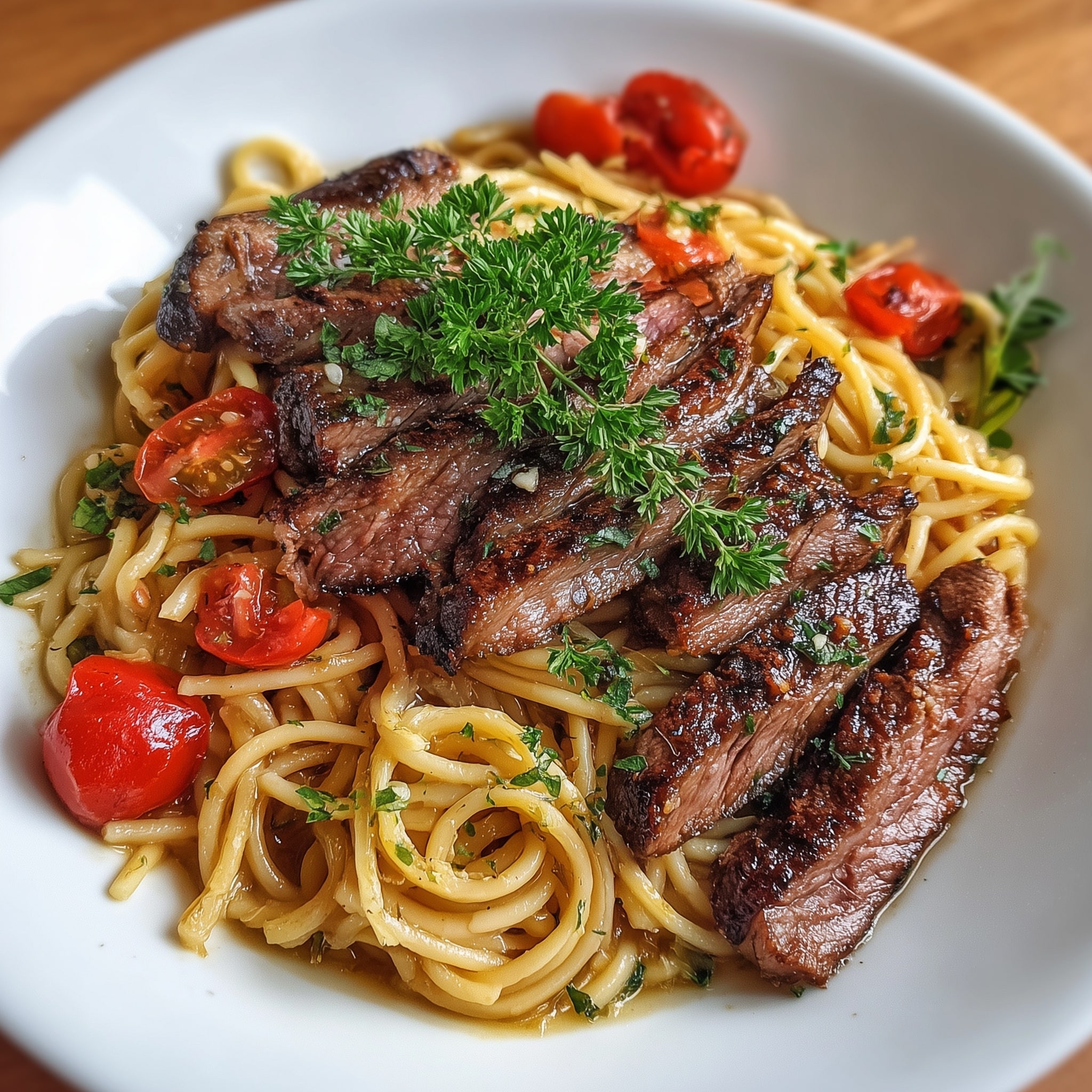 Steak Pasta Salad Recipe - Recipe Image