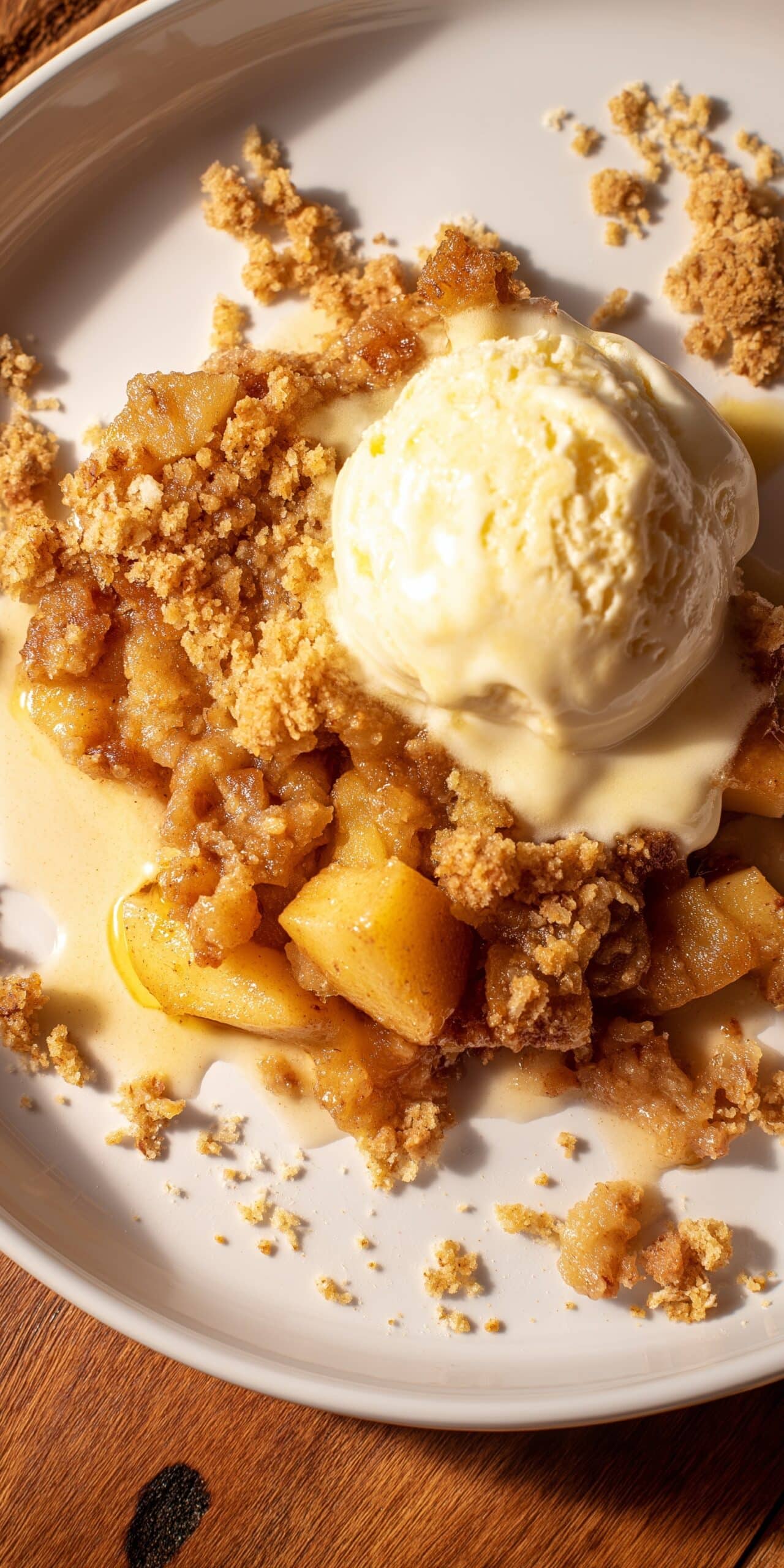 Apple Pear Walnut Crisp Recipe - Recipe Image