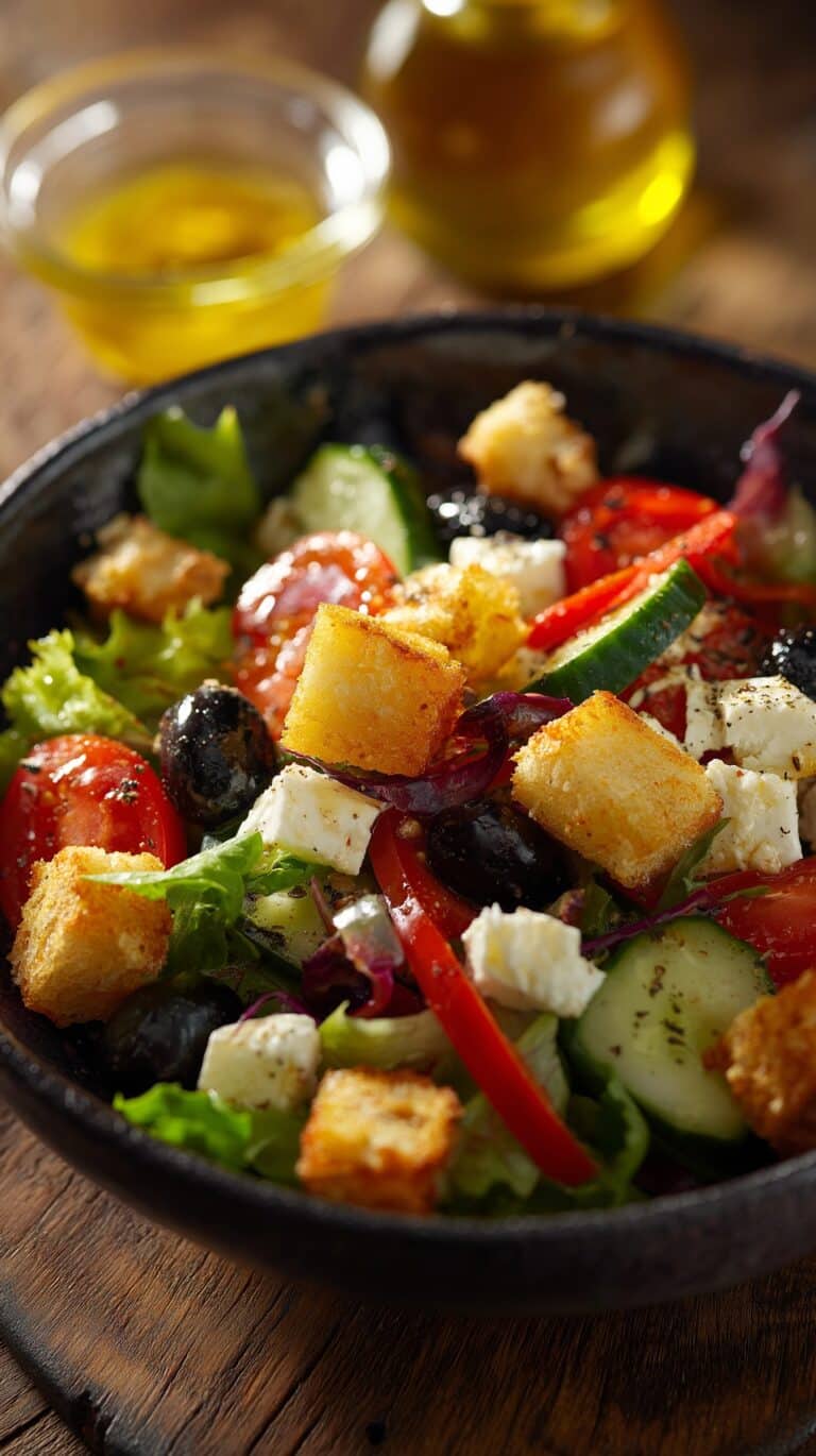 Tomato Crouton Salad Recipe
