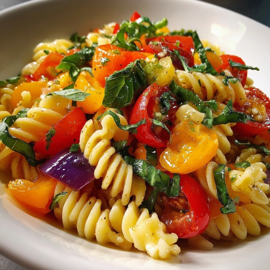 Vegetarian Italian Pasta Salad Recipe - Recipe Image