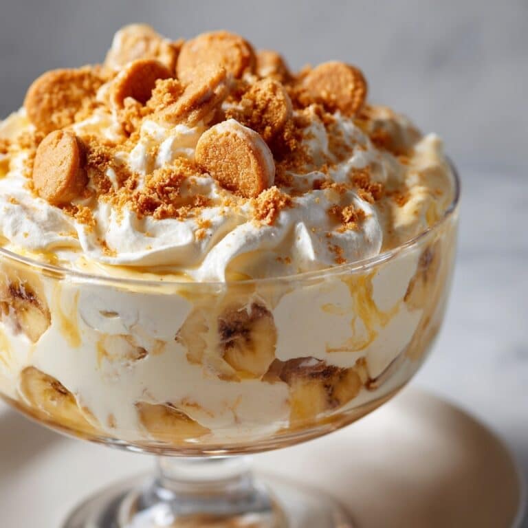 Creamy Banana Pudding with Wafers Recipe