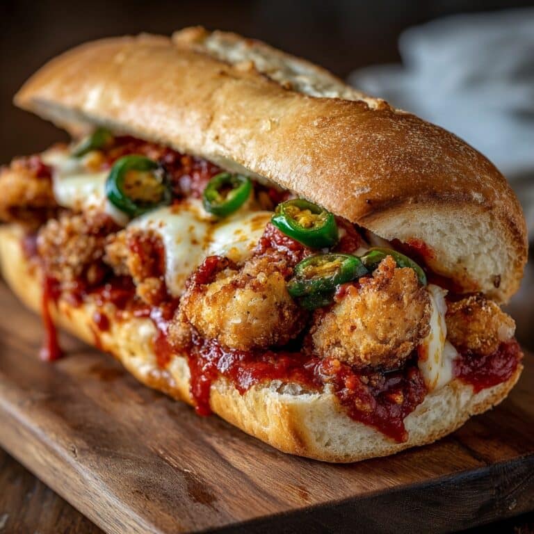 Cheesy Chicken Garlic Bread Sandwich Recipe