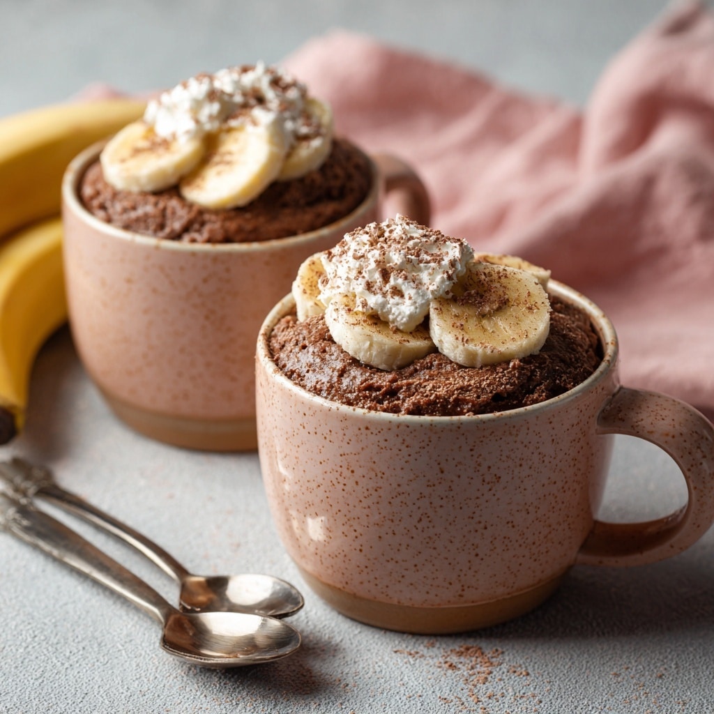 Quick and Easy 2-Minute Chocolate Protein Mug Cake Recipe - Recipe Image