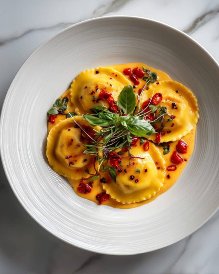 Creamy Pumpkin Ravioli Recipe