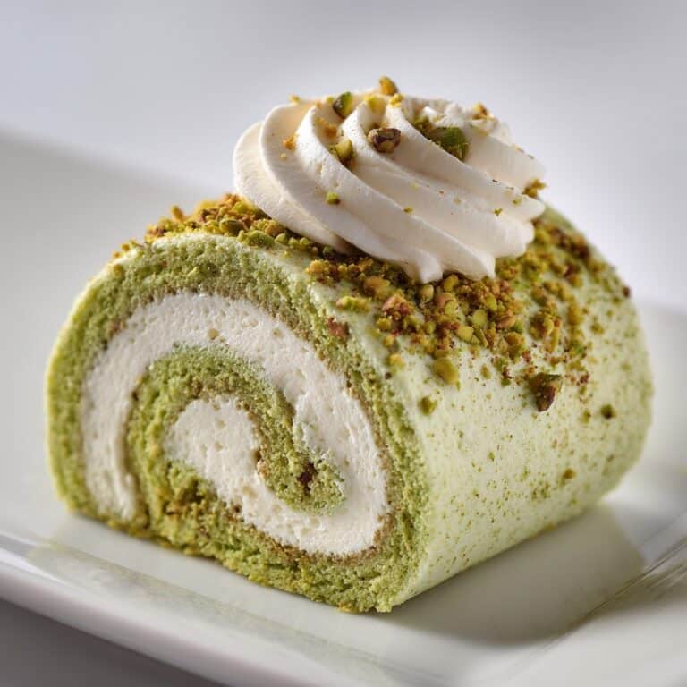 Dubai Chocolate Roll Cake Recipe