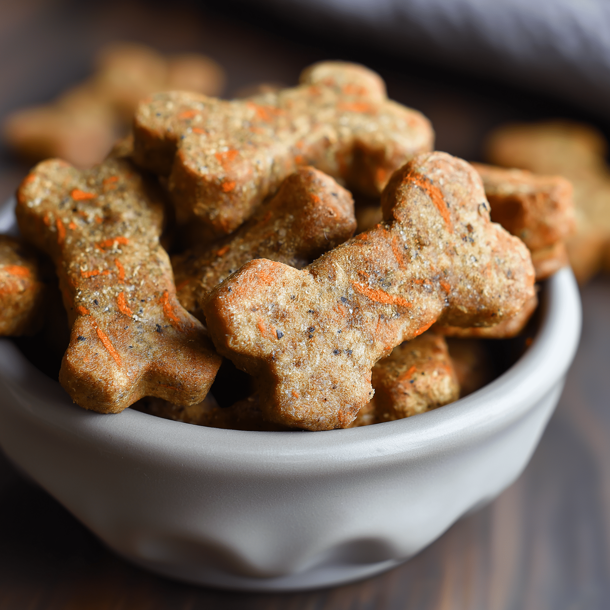 Healthy Carrot & Apple Dog Crunchies Recipe - Recipe Image