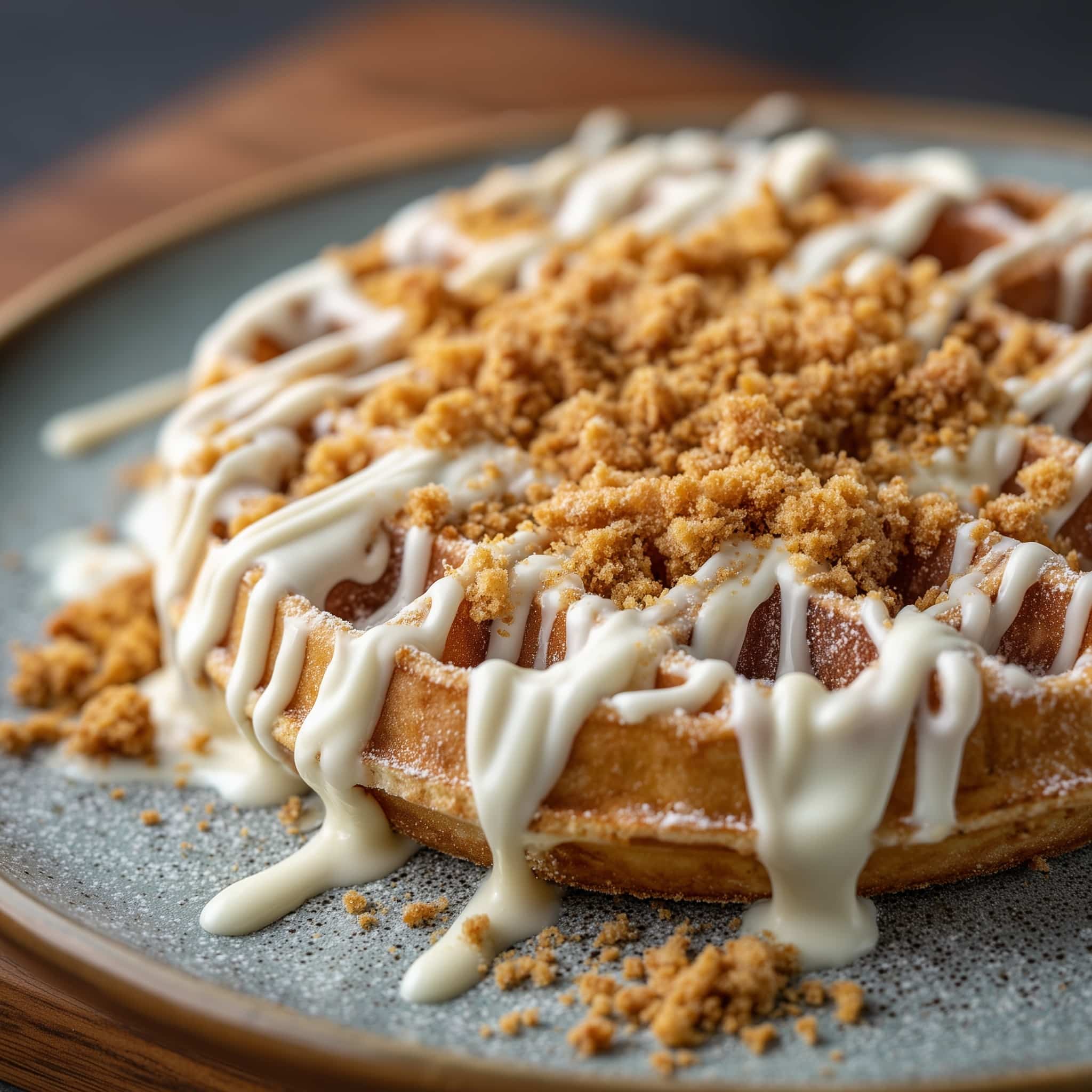 Pandan Waffles Recipe - Recipe Image