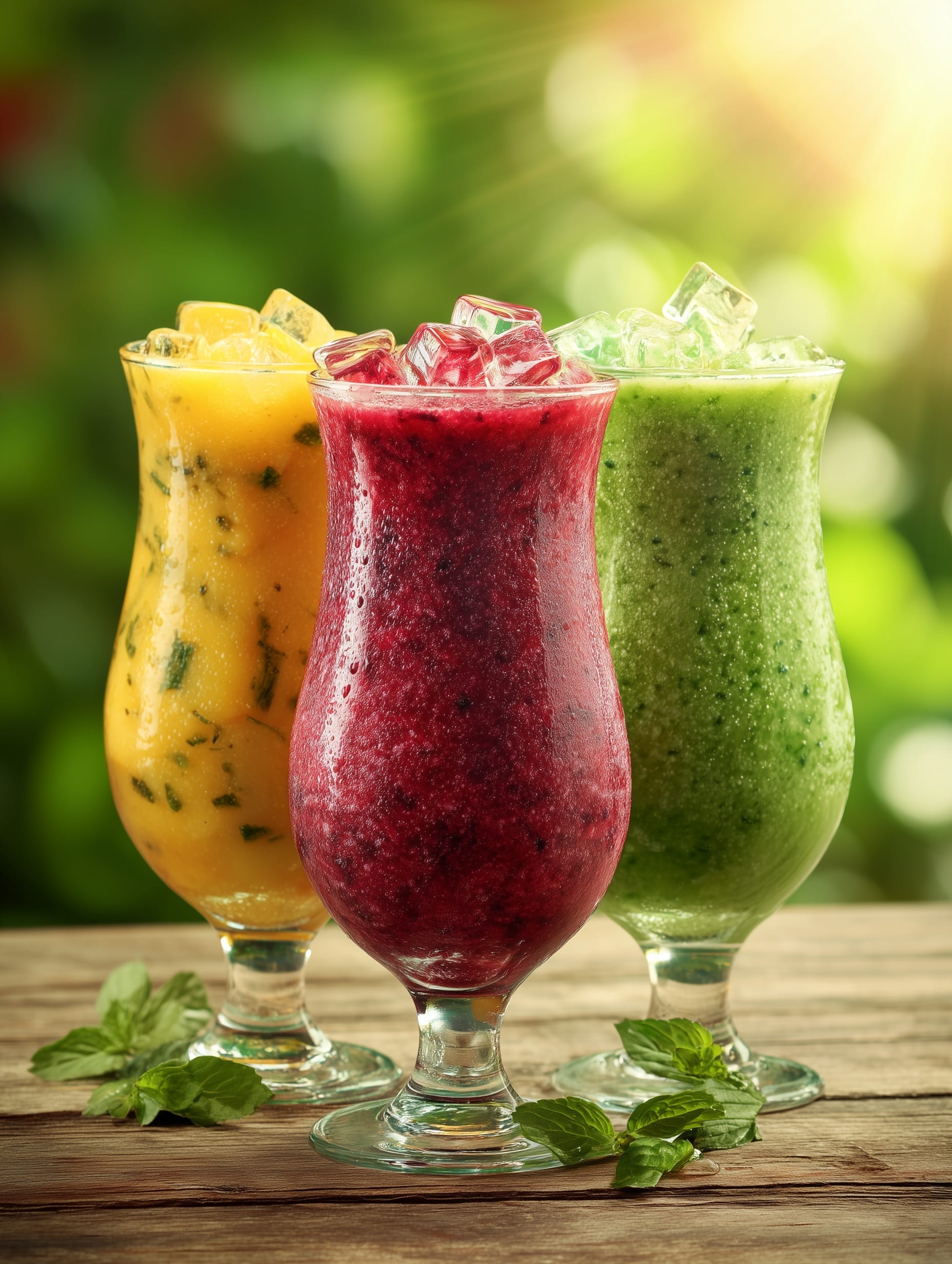 Refreshing Fruit Herb Summer Drink Recipe - Recipe Image