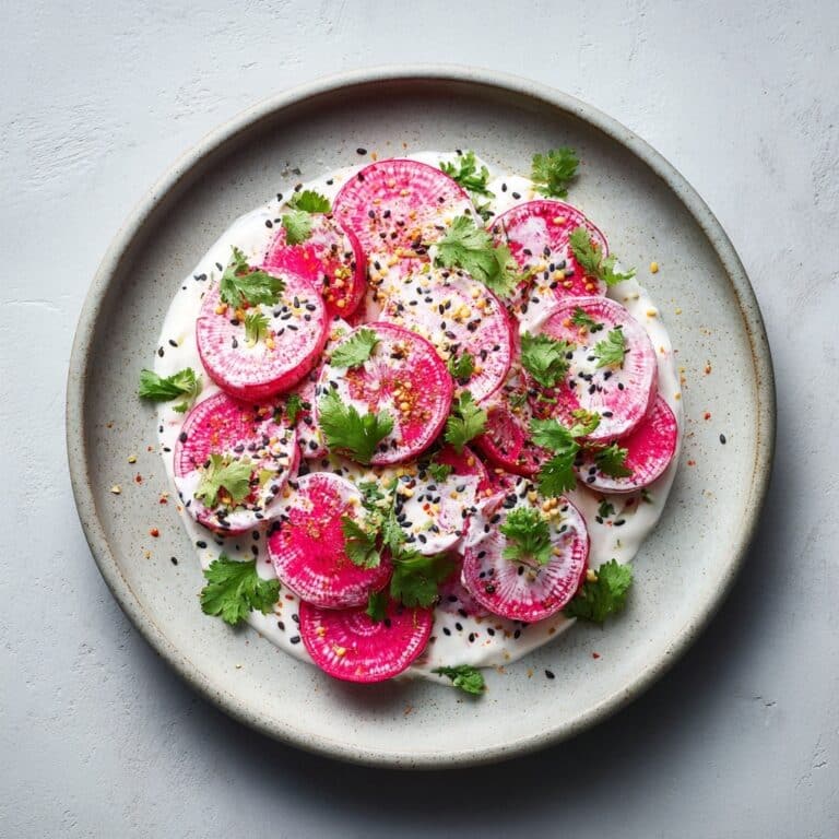 Chilli Butter Smashed Radishes Recipe