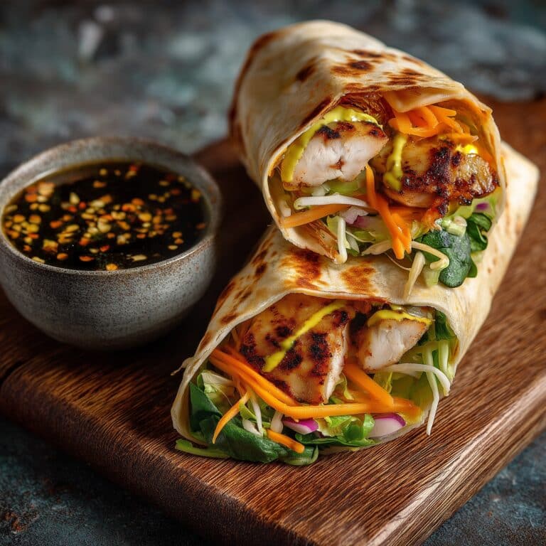 Teriyaki Chicken Wrap Recipe