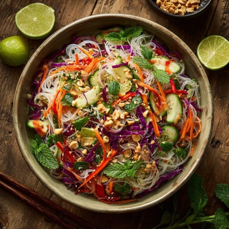 Vietnamese Chicken Noodle Salad (Bún Gà Nướng) Recipe