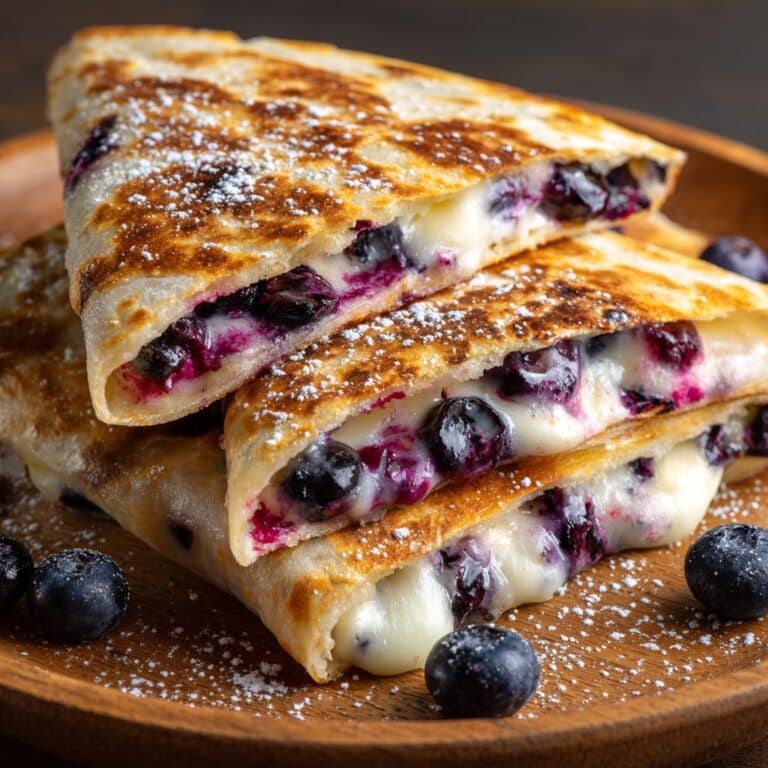 Blueberry Breakfast Quesadilla Recipe